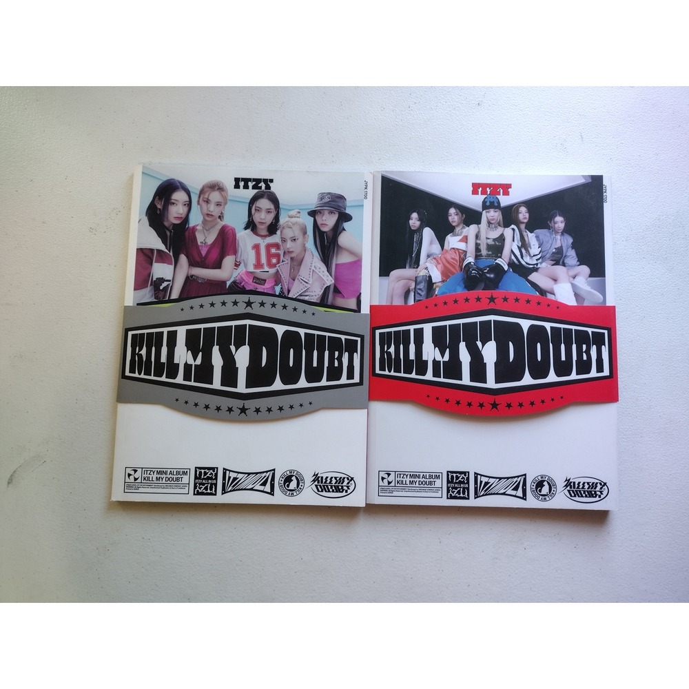 ITZY Kill My Doubt‎ Grey & Red Versions Photobook JYP K-Pop No CDs